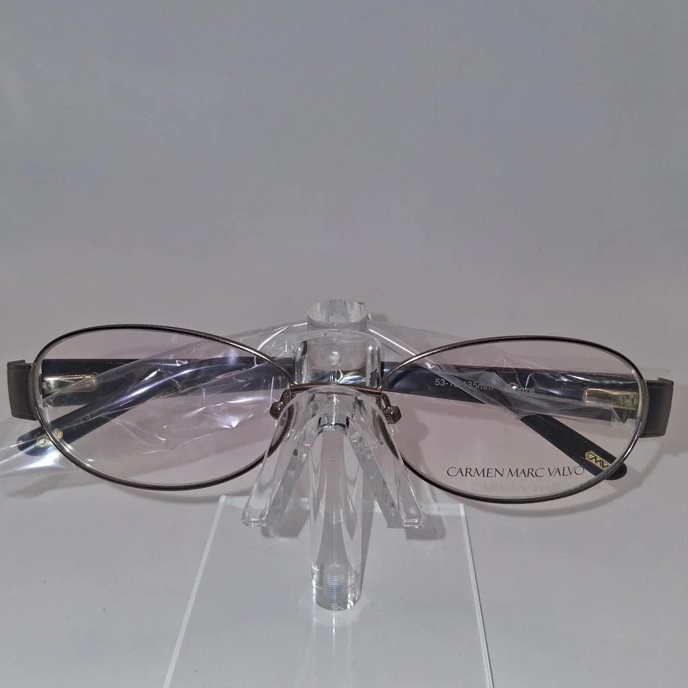 CARMEN MARC VALVO Paulette Eyeglass frames Mink  53 16 135 New